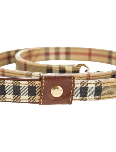 authentic burberry dog collar and leash